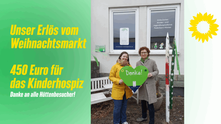 Erlös vom Weihnachtsmarkt wird an das Kinderhospiz gespendet