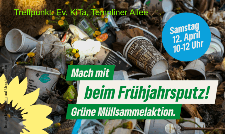 Müllsammeln mit den GRÜNEN in Bad Lippspringe