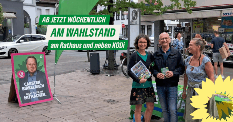 Gespräche und Diskussionen erwünscht
